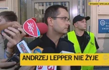 "Jutro przyjadę" powiedział Andrzej Lepper do żony