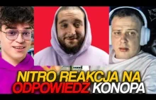 NITRO REAKCJA NA ODPOWIEDŹ KONOPSKIEGO DO BOXDELA NAJNOWSZY FILM #wardega #konop