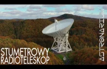 Radioteleskop Effelsberg - największy radioteleskop w Europie