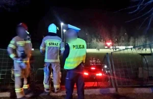 Wjechał samochodem na stadion bo pomylił biegi Katowice2