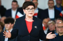 Oborowa Szydło jawnie wyparła się Polski. Woli eurosrebrniki.