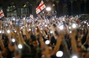 W Gruzji protesty aż „do wyborów". Dojdzie do inwazji rosyjskiej?