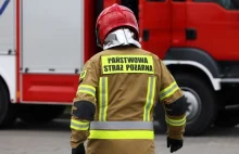 Pożar hali zakładów mięsnych w Sokołowie Podlaskim