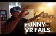 Śmieszne wpadki podczas gry w wirtualnej rzeczywistości