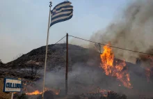 Pożary w Grecji spowodowane ... zmianami klimatu?