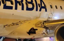 Dziura w kadłubie samolotu po starcie. Pasażerowie przeżyli chwile grozy