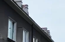 Ursynów. Kompletnie pijana Ukrainka w domu. 4-latka na krawędzi dachu kamienicy