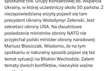 Błaszczak nie stawił się na posiedzeniu dowództwa NATO bo wolał obejrzeć Reset