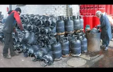 Prawdziwa bomba z pakistanu czyli produkcjia butli LPG