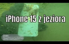 Jak wygląda telefon wyłowiony z jeziora?