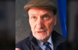 Przestraszony Macierewicz przyłapany przez mieszkańca na gorącym uczynku. Wideo