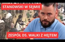 Krzysztof Stanowski w Sejmie na zespole ds. walki z hejtem