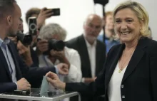 Wstępne wyniki wyborów we Francji. Prawica triumfuje