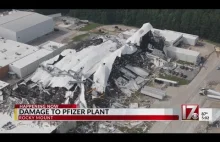 Fabryka Pfizera zostala zmieciona przez tornado