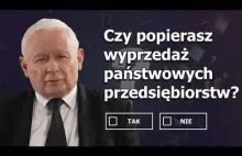 Jarosław Kaczyński przedstawia pierwsze pytanie w referendum