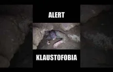 Alert klaustrofobia | The claustrophobia alert | Jaskinia | Cave | 4K | #shorts