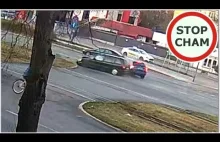 Wypadek i akcja ratownicza na Pabianickiej w Łodzi
