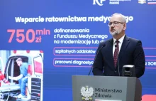 Rzecznik MZ: 750 mln zł na wsparcie ratownictwa medycznego