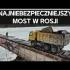 Najniebezpieczniejszy most w Rosji - prowizorka trzymająca się na słowo honoru