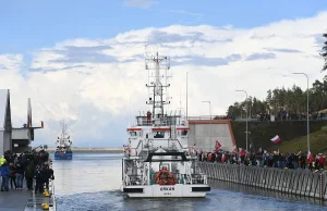 Przekop Mierzei Wiślanej z rekordem. Tyle statków jeszcze tędy nie płynęło