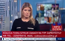 Alarm w TVP Info. Wzywają widzów do protestów