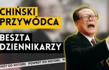 Chiński przywódca beszta dziennikarzy