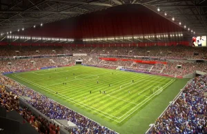 Powstaje nowy stadion piłkarski ARENA Zabrze