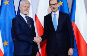 Morawiecki spotkał się z prezydentem Czech Petrem Pavlem