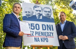 850 dni bez 53 mld euro z KPO. Lewica złożyła doniesienie do prokuratury na Mora