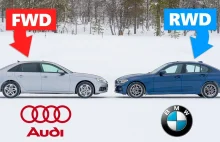 Audi FWD VS BMW RWD - czy w zimę przedni napęd jest lepszy? [EN]