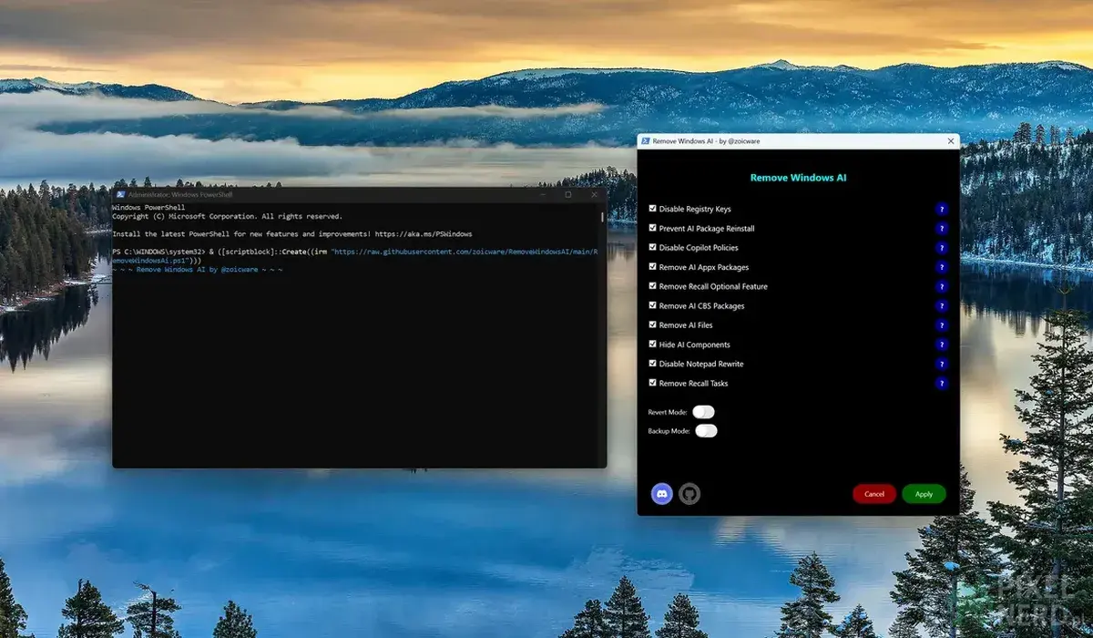 Nowy skrypt z GitHuba pozwala wyciąć całą AI z Windows 11 w kilka sekund.