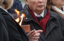 Przemówienie Kaczyńskiego zakłócone.