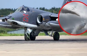 Dwa ukraińskie Su-25 atakują rosyjskie pozycje. Nagranie.