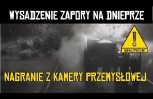 Moment wysadzenia zapory na Dnieprze