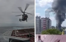 Na terenie Rosji zniszczono dwa śmigłowce. Zostały zestrzelone
