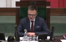 Marszałek Sejmu pokazuje, że wystąpienia "bez żadnego trybu" nie będą tolerowane