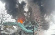 Wielki pożar aquaparku w Göteborg