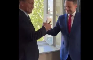 Gigachad Radek ramię w ramię z Rafałem
