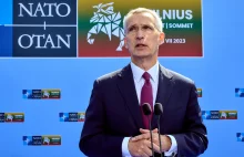 Szef NATO: Ukraina zdecyduje, kiedy będą warunki do rozmów pokojowych