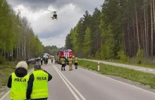 11 osób w aucie. Groźny wypadek na Podlasiu - RMF 24