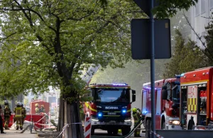 Pożar liceum w Grodzisku Mazowieckim. RCB wysłało alert