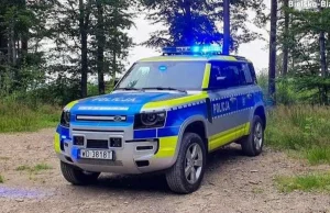 Land Rover Defender trafił do śląskiej policji