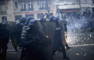 Zamieszki w Paryżu. Policja użyła palek, gazu łzawiącego i granatów hukowy
