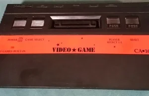 Video Game CA-160 - polski oficjalny klon Atari 2600 Jr z 1991 roku