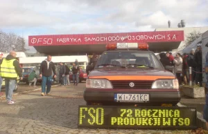 Relacja z 72. rocznicy FSO - UWAGA DUŻO POLONEZÓW!