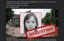 Płyną fake newsy: jak oszuści żerują na powodzi