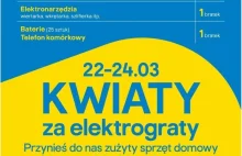 Kwiaty za elektrograty