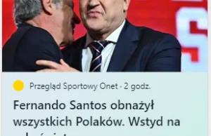 Der Onet- nierób Santos to dla nas Polaków wstyd na cały świat xD