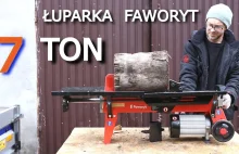 Faworyt TRH7T - 7 Ton. Hydrauliczna łuparka do drewna - Test - Recenzja - Łupani