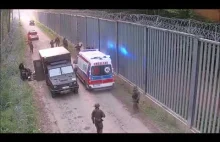 Atak bandytów na polsko - białoruskiej granicy